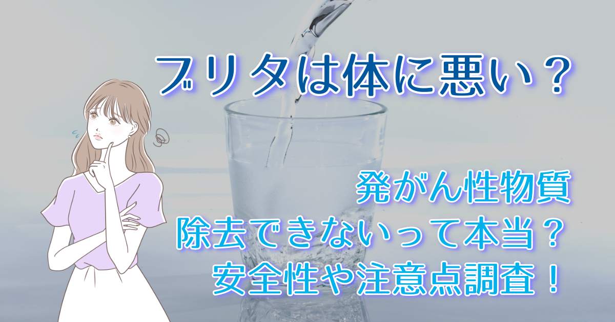 ブリタ 体に悪い